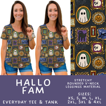 Load image into Gallery viewer, Batch #566 - Halloween 5 - Closes 8/7 - ETA early October - Hallo Fam Everyday Tank &amp; Tee
