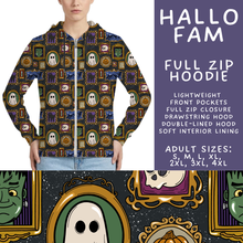 Load image into Gallery viewer, Batch #566 - Halloween 5 - Closes 8/7 - ETA early October - Hallo Fam Full Zip Hoodie
