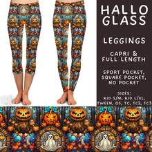 Load image into Gallery viewer, Batch #560 - Halloween 4 - Closes 7/26 - ETA late Sept - Hallo Glass Full and Capri Length Leggings
