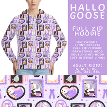 Load image into Gallery viewer, Batch #566 - Halloween 5 - Closes 8/7 - ETA early October - Hallo Goose Full Zip Hoodie
