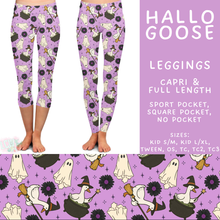Load image into Gallery viewer, Batch #560 - Halloween 4 - Closes 7/26 - ETA late Sept - Hallo Goose Full and Capri Length Leggings
