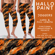 Load image into Gallery viewer, Batch #566 - Halloween 5 - Closes 8/7 - ETA early October - Hallo Paint Full and Capri Length Joggers
