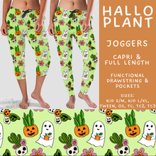 Load image into Gallery viewer, Batch #562 - Fun Run 25 - Closes 7/29 - ETA late Sept - Hallo Plant Full and Capri Length Joggers
