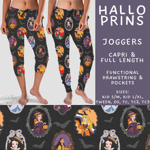 Load image into Gallery viewer, Batch #567 - Magical Character Halloween - Closes 8/10 - ETA early Oct - Hallo Prins Full and Capri Length Joggers
