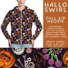 Load image into Gallery viewer, Batch #560 - Halloween 4 - Closes 7/26 - ETA late Sept - Hallo Swirl Full Zip Hoodie
