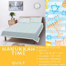 Load image into Gallery viewer, Batch  #410 - Cozy Quilts - Closes 9/10 - ETA late October - Hannukah Time Quilt
