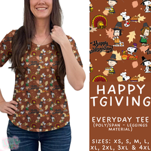 Load image into Gallery viewer, Batch #409 - Character Fall 2 - Closes 9/8 - ETA late October - Happy TGiving Everyday Tee
