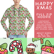 Load image into Gallery viewer, Batch #565 - Christmas in July 2 - Closes 8/5 - ETA early October - Happy Xmas Full Zip Hoodie
