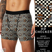 Load image into Gallery viewer, Batch #340 - Comfortable Underwear 4 - Closes 5/16 - ETA early July - HD Checker Men&#39;s Boxer Briefs
