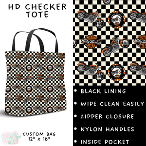 Batch #370 - Fun Run 12 - Closes 7/8 - ETA early Sept - HD Checker Tote