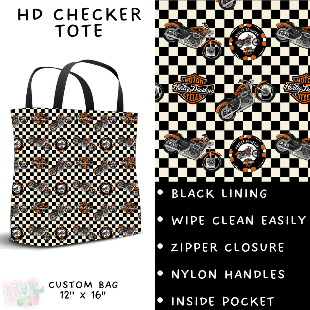 Batch #370 - Fun Run 12 - Closes 7/8 - ETA early Sept - HD Checker Tote