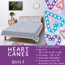 Load image into Gallery viewer, Batch  #410 - Cozy Quilts - Closes 9/10 - ETA late October - Heart Canes Quilt
