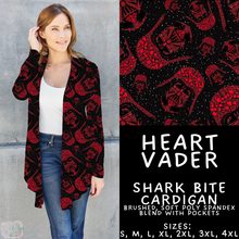 Load image into Gallery viewer, Batch #457 - Magical Character Love Collection - Closes 12/1 - ETA mid Jan - Heart Vader Cardigan
