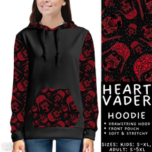 Load image into Gallery viewer, Batch #457 - Magical Character Love Collection - Closes 12/1 - ETA mid Jan - Heart Vader Hoodie
