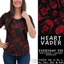 Load image into Gallery viewer, Batch #457 - Magical Character Love Collection - Closes 12/1 - ETA mid Jan - Heart Vader Everyday Tee
