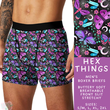 Load image into Gallery viewer, Batch #340 - Comfortable Underwear 4 - Closes 5/16 - ETA early July - Hex Things Men&#39;s Boxer Briefs
