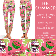 Load image into Gallery viewer, Batch #339 - Character Summer - Closes 5/15 - ETA mid July - HK Summer Full and Capri Length Leggings
