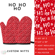 Load image into Gallery viewer, Batch #591 - Baking Spirits Bright 3 - Closes 9/28 - ETA mid/late Nov - Ho Ho Ho Oven Mitts
