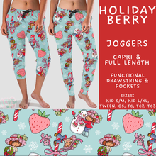 Load image into Gallery viewer, Batch #558 - Magical Character Christmas - Closes 7/20 - ETA mid/late Sept - Holiday Berry Full and Capri Length Joggers
