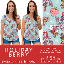 Load image into Gallery viewer, Batch #558 - Magical Character Christmas - Closes 7/20 - ETA mid/late Sept - Holiday Berry Everyday Tank &amp; Tee
