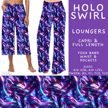 Load image into Gallery viewer, Batch #562 - Fun Run 25 - Closes 7/29 - ETA late Sept - Holo Swirl Capri and Full Length Loungers
