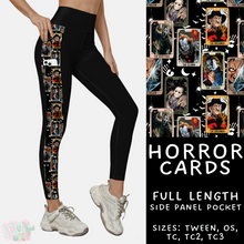 Load image into Gallery viewer, Ready to Ship - Horror Cards Side Panel Pocket Leggings - OS
