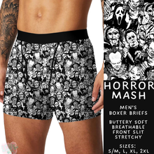 Load image into Gallery viewer, Batch #340 - Comfortable Underwear 4 - Closes 5/16 - ETA early July - Horror Mash Men&#39;s Boxer Briefs
