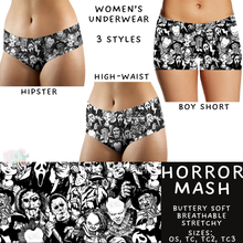 Load image into Gallery viewer, Batch #340 - Comfortable Underwear 4 - Closes 5/16 - ETA early July - Horror Mash Women&#39;s Underwear

