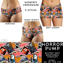 Load image into Gallery viewer, Ready To Ship - Horror Pump Women&#39;s Underwear - Boy Short TC2
