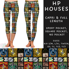 Load image into Gallery viewer, Ready To Ship - HP Houses - Full Length Leggings - Square TC &amp; TC2

