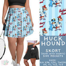 Load image into Gallery viewer, Batch #411 - July Request Run - Closes 9/11 - ETA late October - Huck Hound Skort
