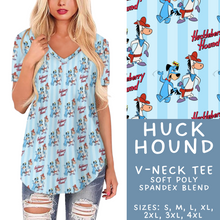 Load image into Gallery viewer, Batch #411 - July Request Run - Closes 9/11 - ETA late October - Huck Hound V-Neck Tee

