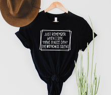 Load image into Gallery viewer, Wholesale Have a Nice Day Graphic Tee - Black
