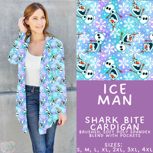 Load image into Gallery viewer, Batch #606 - Magical Character Winter - Closes 10/30 - ETA late Dec - Ice Man Cardigan
