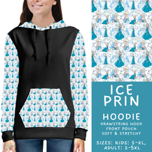 Load image into Gallery viewer, Batch #606 - Magical Character Winter - Closes 10/30 - ETA late Dec - Ice Prin Hoodie
