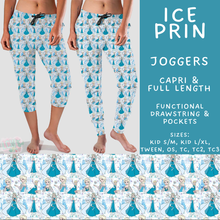 Load image into Gallery viewer, Batch #606 - Magical Character Winter - Closes 10/30 - ETA late Dec - Ice Prin Full and Capri Length Joggers
