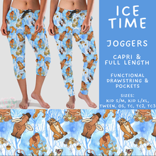 Load image into Gallery viewer, Batch #601 - Cool Characters 19 - Closes 10/21 - ETA mid Dec - Ice Time Full and Capri Length Joggers

