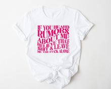 Load image into Gallery viewer, Wholesale If You Heard Rumors Graphic Tee - Mint
