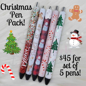 Christmas Pens - 5 Pack 2023