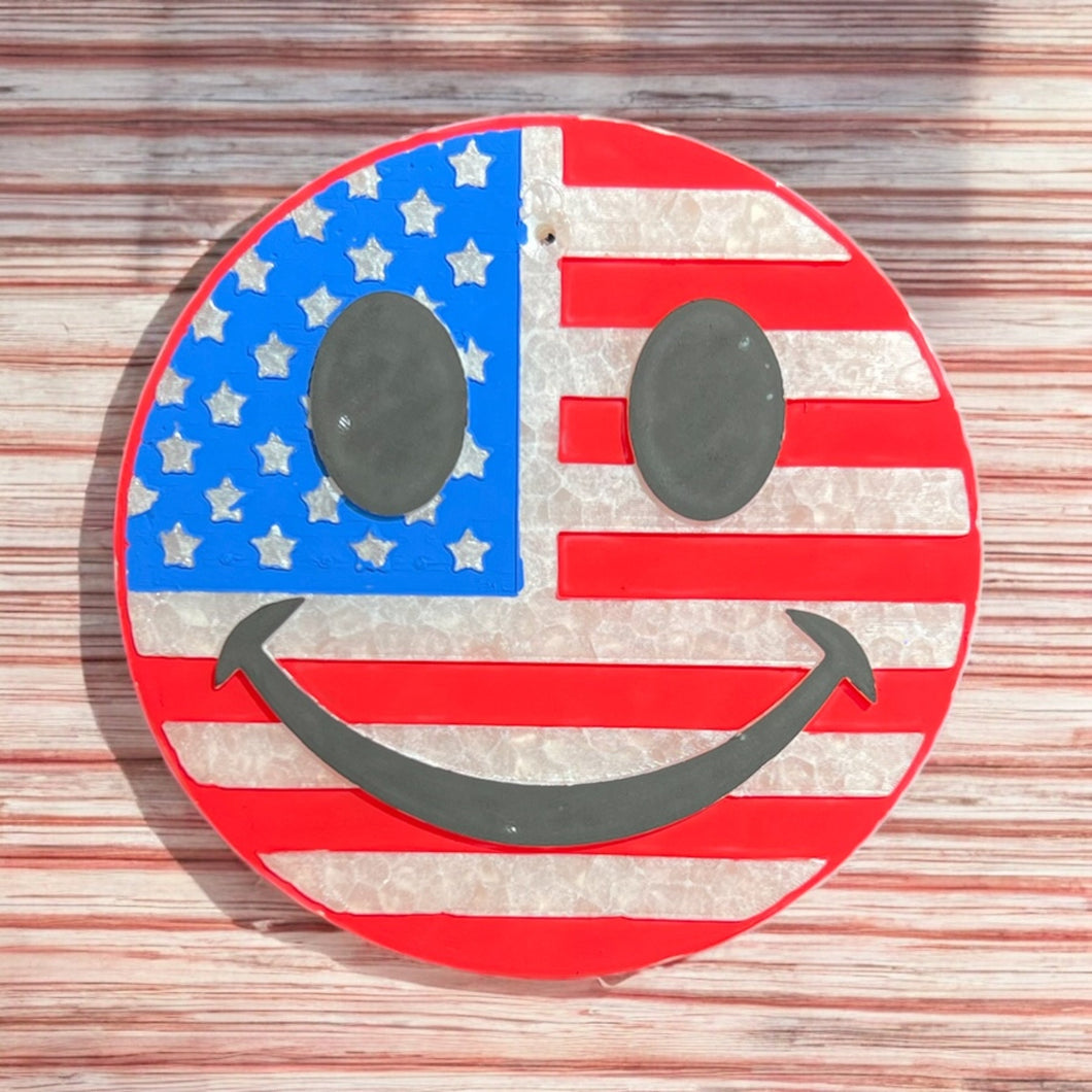 Stars and Stripes Smiley Freshie