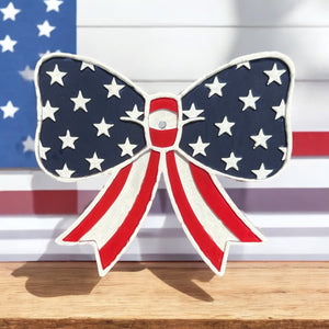 Red, White and Bow Freshie