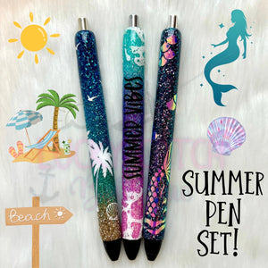 Summer Pen Set - 3 Pack