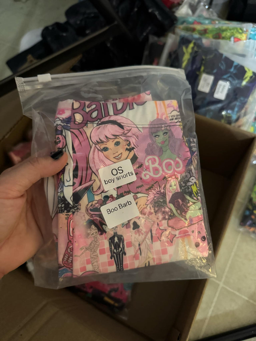 Boo Barb Boy Shorts