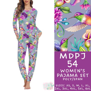 Batch #306 - Mother's Day Lounge - Closes 3/19 - ETA late April - MDPJ54 Women's Pajama Set