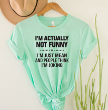 Load image into Gallery viewer, Wholesale I'm not funny Graphic Tee - Grey
