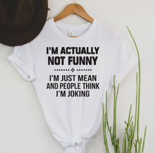 Load image into Gallery viewer, Wholesale I'm not funny Graphic Tee - Blue
