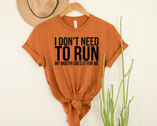 Load image into Gallery viewer, Wholesale I Don't Need to Run Graphic Tee - Heather Grey
