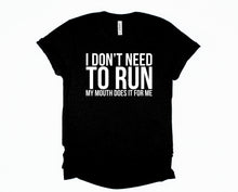 Load image into Gallery viewer, Wholesale I Don't Need to Run Graphic Tee - Black
