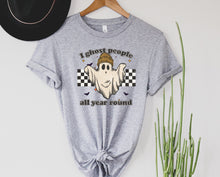 Load image into Gallery viewer, Wholesale I Ghost People All Year Round Graphic Tee - Heather Grey
