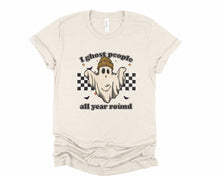 Load image into Gallery viewer, Wholesale I Ghost People All Year Round Graphic Tee - Heather Sand
